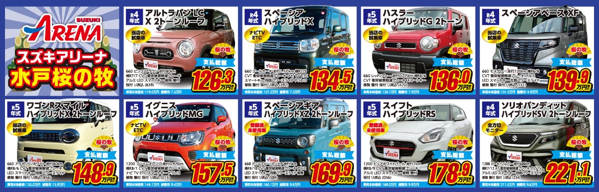 スズキアリーナ水戸桜の牧