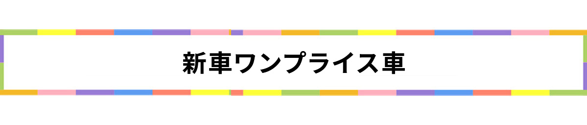 新車ワンプライス